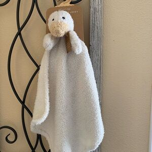 White and Tan Plush Duck Lovey